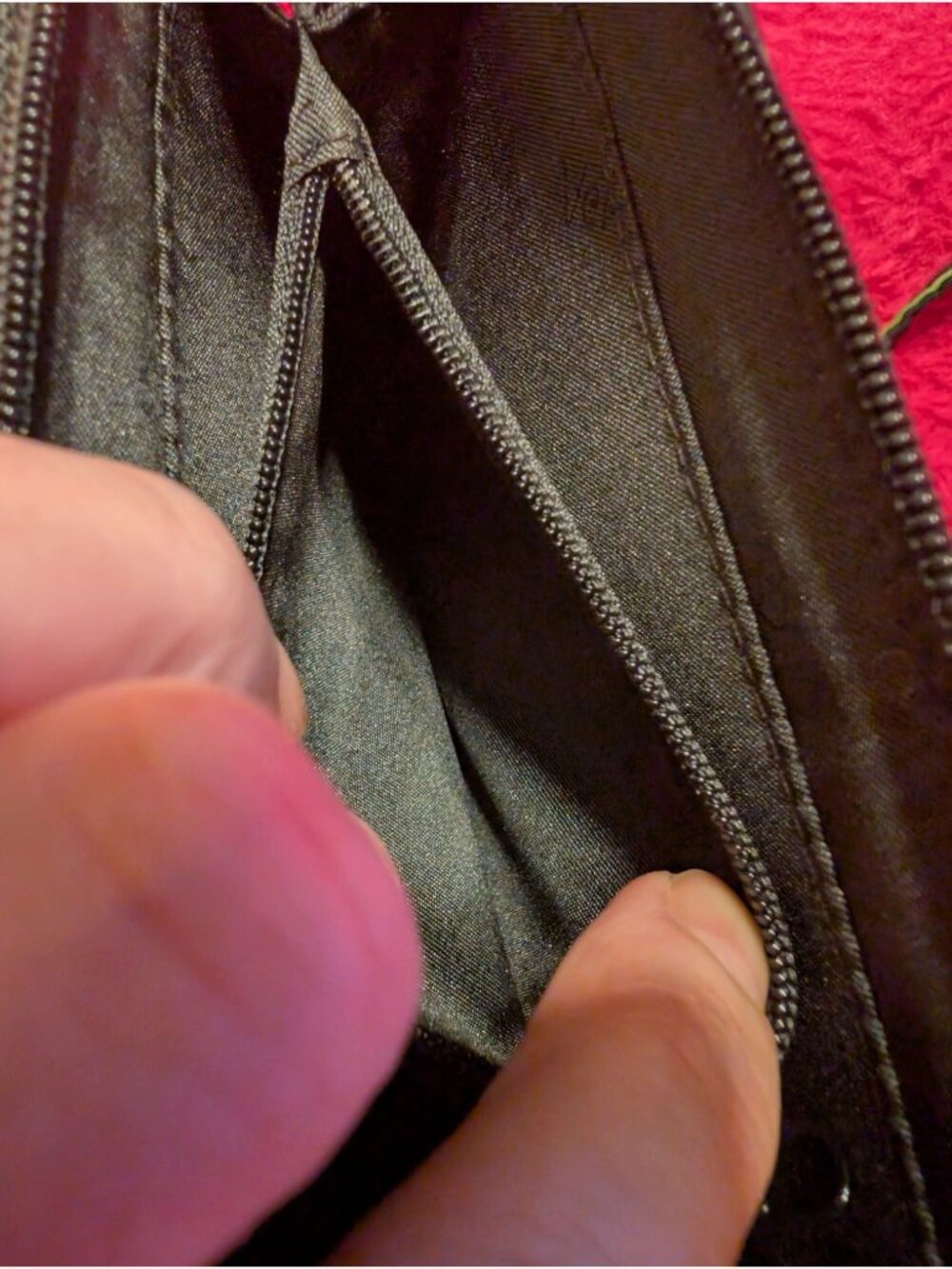 Vera Bradley Perennials Noir Cotton RFID All in One Crossbody Bag Wallet Purse - Picture 7 of 9